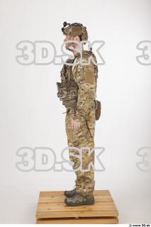 Soldier in American Army Military Uniform 0005
